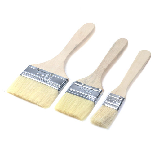 Bitray Chip Paint Brushes 1",2" and 3" Paint Brush Flat Bristle Paint Brush for Painting -12pcs