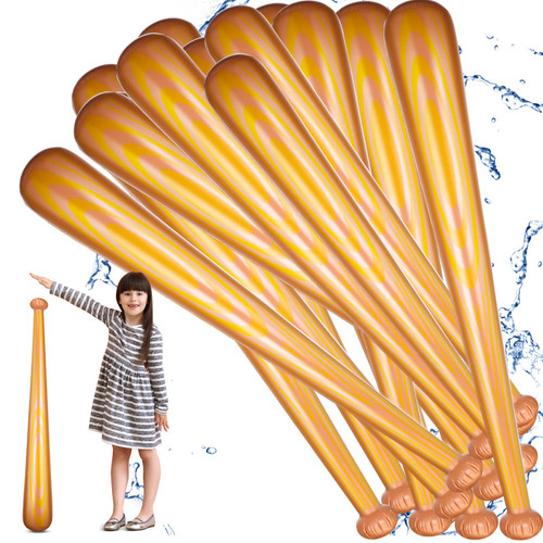 12 Pcs Giant Inflatable Baseball Bats Large 40 Inch Inflatable Toy Bat Baseball Party Favors, Sports Theme Toy, Birthday Party Decorations for Pool, Beach 12 Pcs Giant Inflatable Baseball Bats Large 40 Inch Inflatable Toy Bat Baseball Party Favors, Sports Theme Toy, Birthday Party Decorations for Pool, Beach
