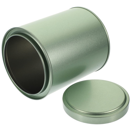 UPKOCH Terrarium Sugar Container Multi- function Airtight Canister, Stainless Steel Food Storage Container with Lids for Kitchen Coffee Tea Nuts Sugar Flour (Green) Coffee Canister Food Containers