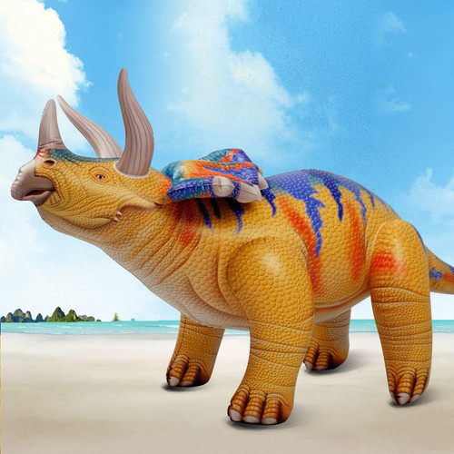 43" Triceratops inflatable dinosaur toys Jurassic dinosaur birthday party supplies,Large dino favors Giant blow up dinosaur balloon Dinosaur party decorations for kids age 3-5-12 boy and girls 43" Triceratops inflatable dinosaur toys Jurassic dinosaur birthday party supplies,Large dino favors Giant blow up dinosaur balloon Dinosaur party decorations for kids age 3-5-12 boy and girls