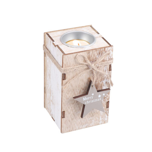 BESTOYARD Wooden Dining Table Rustic Candle Holder Wooden Candle Holder Tealilght Holders Votive Candle Holders Christmas Mini Candle Stand Christmas Candle Holders Scented Candle Holders 7c