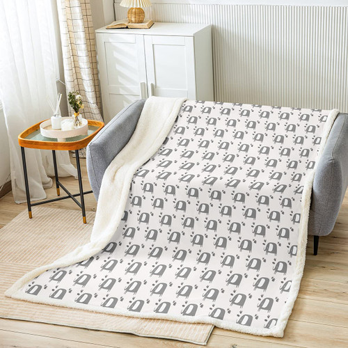 Erosebridal Nursery Elephant Sherpa Blanket Grey Elephants Throw Blankets for Kids Boys Girls Baby 30"X40",Cartoon Zoo Animal Plush Blanket Cute Animal Footprints Fleece Blanket for Bed Sofa Couch Erosebridal Nursery Elephant Sherpa Blanket Grey Elephants Throw Blankets for Kids Boys Girls Baby 30"X40",Cartoon Zoo Animal Plush Blanket Cute Animal Footprints Fleece Blanket for Bed Sofa Couch