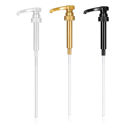 3 piece set Coffee Syrup Pump, Compatible with Torani, DaVinci, Jordans Skinny Syrups - Torani Syrup Pump Dispenser Fits 25.4 Oz/750Ml Bottles, For Coffee Flavoring Syrups, Teas, Snow Cones, Smoothies (3)