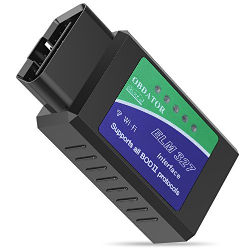 Car Wifi OBD OBD2 Scanner Code Reader OBDATOR ELM327 Universal Vehicle Engine System Scanner  OBD 2 OBDII Check Engine Light Diagnostic Scan Tool for iOS, Android, PC