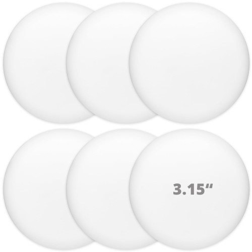 3.15" Large Door Stoppers Wall Protector, 6 Pack Wall Protectors for Doors Knobs, Door Handle Stopper for Wall, White Door Bumpers for Wall 3.15" Large Door Stoppers Wall Protector, 6 Pack Wall Protectors for Doors Knobs, Door Handle Stopper for Wall, White Door Bumpers for Wall