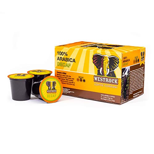 Westrock Coffee 100% Arabica Decaf Coffee Single Serve Gourmet Coffee 12 Count cups.