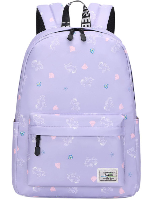 Lohol Lightweight Galaxy Backpacks for Teen Girls & Women, Water Resistance Daypack for Travel, School (Unicorn)