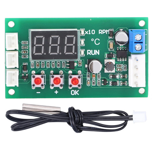 Fan Temperature Control Governor Digital 4 Wire PWM Driver Module Motor Controller Support for EBM EC 5A DC12?48V