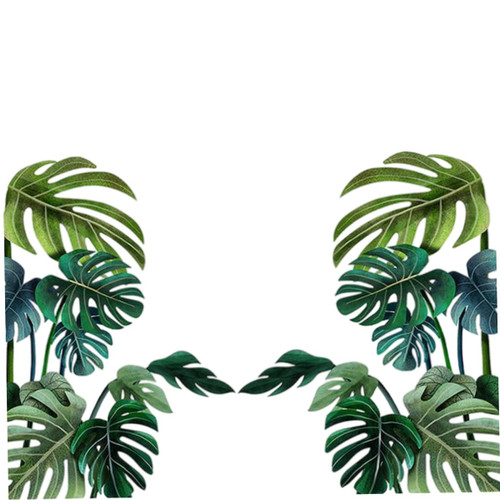 Wall Sticker Tropical Leaves Wall Decals Palm Leaf Wall Stickers Leaf Decals Leaves Wall Decals Palm Leaf Wall for Living Room