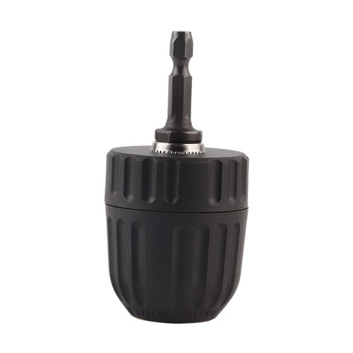 Keyless Drill Bit, Drill Chuck Clip, 3 824UNF 0.810MM Chuck, Keyless Drill Bit Chuck Clip, W 1/4 Hex Shank Rod Adapter, Plastic Metal, Drill Chucks