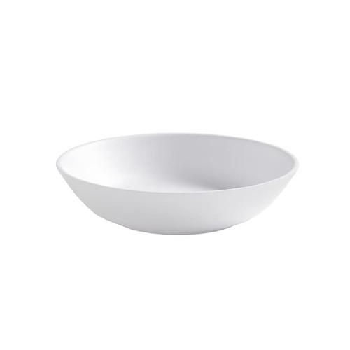 American Metalcraft Mix & Matte Collection 16 oz. Melamine Round Bowl, White, Matte
