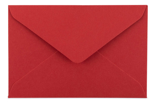 Mini Envelopes Small Assorted Colored Envelopes For Gift Card, Business Card 4"x 2.7" (Red, 120)