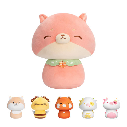 Mewaii 8 Inch Mushroom Plush, Cute Fox Plush Pillow Soft Plushies Squishy Throw Pillow, Kawaii Fox Stuffed Animals Kawaii Plush Toys Decoration Gift for Girls Boys Mewaii 8 Inch Mushroom Plush, Cute Fox Plush Pillow Soft Plushies Squishy Throw Pillow, Kawaii Fox Stuffed Animals Kawaii Plush Toys Decoration Gift for Girls Boys