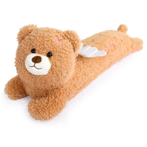 Long Teddy Bear Plush Pillow, 30" Teddy Bear Higging Pillow Doll, Soft Big Bear Stuffed Animal Toys, Cute Giant Sleeping Animal Body Pillow, Bear Plushies Doll Gift for Kids Girlfriend, Brown Long Teddy Bear Plush Pillow, 30" Teddy Bear Higging Pillow Doll, Soft Big Bear Stuffed Animal Toys, Cute Giant Sleeping Animal Body Pillow, Bear Plushies Doll Gift for Kids Girlfriend, Brown