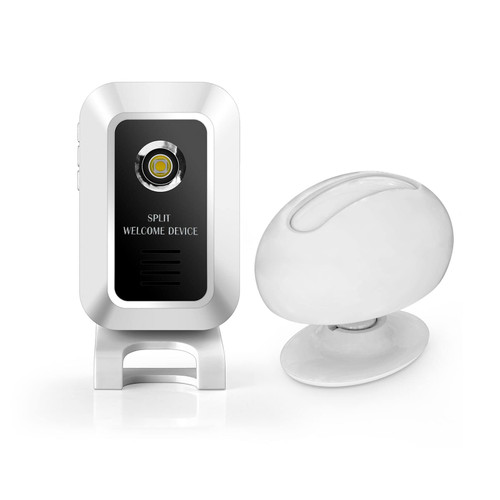 Motion Sensor Alarm Wireless Indoor Motion Detector Alarm with 32 Melodies 450ft Long Range PIR Motion Detector Alert for Home Security