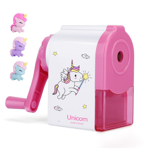 Unicorn Pencil Sharpener Manual Kids Girls Boys Funny Handheld Colored Pencil Sharpener Cute Erasers School Supplies Classroom Office Stationery Gift Unicorn Pencil Sharpener Manual Kids Girls Boys Funny Handheld Colored Pencil Sharpener Cute Erasers School Supplies Classroom Office Stationery Gift