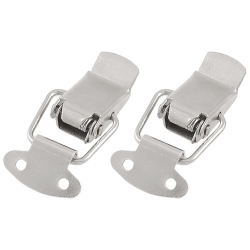 METALLIXITY Spring Loaded Toggle Latch (50mm/2") 2Pcs, Metal Hardware Clasp Hasp Draw Latch - for Cabinet Wooden Box Case