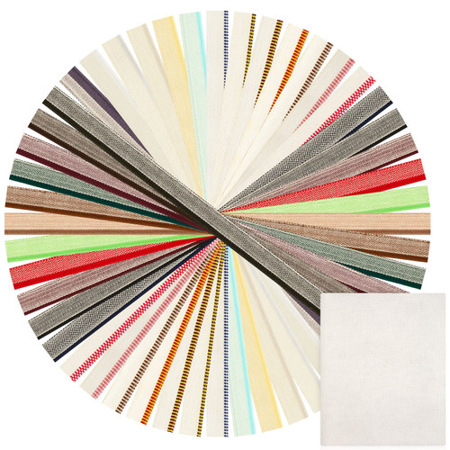 Harloon 49 Pcs Book Binding Headbands 24 Colors 11.8 Inches and Book Binding Cloth Set, 0.5'' Wide Cotton Book Endbands and 39 x 45 Inch Book Cloth Book Binding Cloth for Bookbinding Book Repair