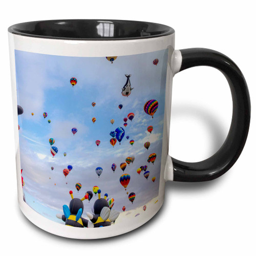 3dRose Hot Air Baloons, Albuquerque Balloon Fiesta, Albuquerque, New Mexico - Mugs (mug_259743_9)