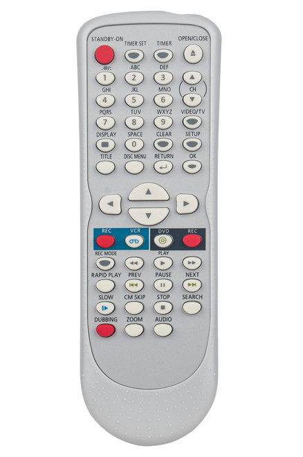 NB654 NB654UD Replace Remote Control fit for FUNAI DVD VCR Combo WV20V6 SV2000 PY90VG, Also Works for Pye Video PY90VG DVD Recorder with Video Cassette Recorder