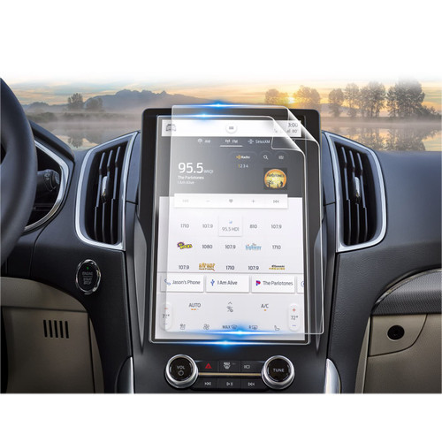 CDEFG Screen Protector for 2021 2022 2023 2024 Ford Edge SE, SEL, ST-Line, Titanium and ST 12" Touch Screen, Navigation Radio Infotainment Display Nano Material Protective Screen Film 2PCS (12 Inch)