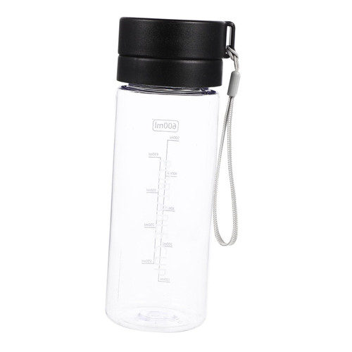 HEALEEP Portable Sports Cup Travel Water Bottles Plastic Water Bottles Juice Container Travel Container Sports Water Bottle for Kids Portable Water Bottle Pp Black Water Kettle Water Jug