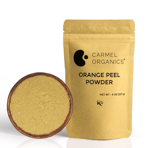Orange Peel Powder, 8 Ounce or 227 Grams(Pack of 1) | Pure and Natural | By Carmel Organics | For Skin Care No Added Preservative | Citrus Sinensis Powder Orange Peel Powder, 8 Ounce or 227 Grams(Pack of 1) | Pure and Natural | By Carmel Organics | For Skin Care No Added Preservative | Citrus Sinensis Powder