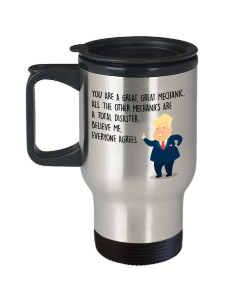 Funny Mechanic Travel mug - President Donal Trump - Best Personalized Custom Gifts For Repairman Technician Car Modifier Electrician - Novelty Stainless Steel Tumblers - You Are Great - Unique Cool Funny Mechanic Travel mug - President Donal Trump - Best Personalized Custom Gifts For Repairman Technician Car Modifier Electrician - Novelty Stainless Steel Tumblers - You Are Great - Unique Cool