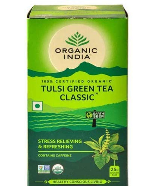 Tulsi Green Tea Classic, 25 Infusion Tea Bags Fat to Fit Tulsi Green Tea Classic, 25 Infusion Tea Bags Fat to Fit