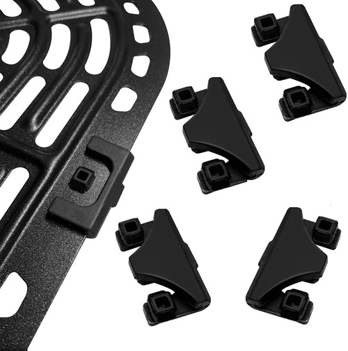 ALJ Air Fryer Rubber Tabs for Dero Pro Max 6.8QT Air Fryers, 4PCS Professional Air Fryer Rubber Feet, Rubber Bumpers, Rubber Tips, Silicone Tabs, Silicone Pieces for Uten 4.2QT Air Fryer Tray