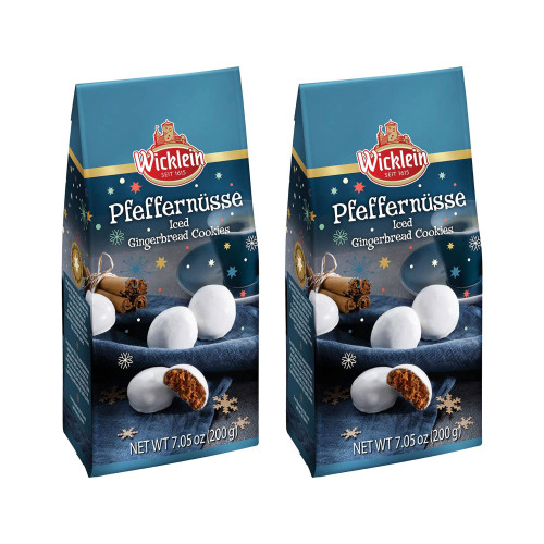 Wicklein Pfeffernusse Iced Gingerbread Cookies 7oz, Two Pack, 7.05 Ounce (Pack of 2) Wicklein Pfeffernusse Iced Gingerbread Cookies 7oz, Two Pack, 7.05 Ounce (Pack of 2)