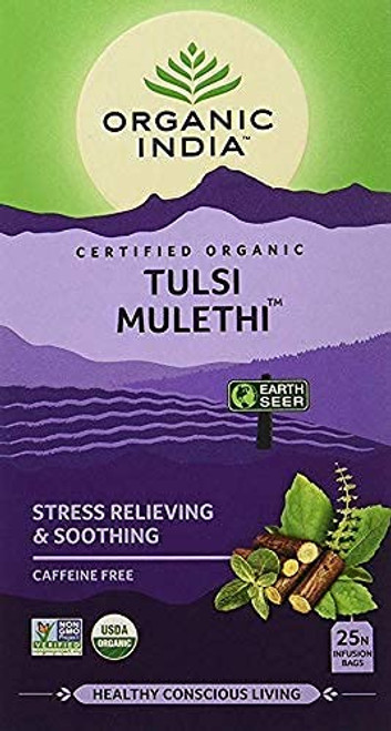 Tulsi Mulethi 25 Infusion Tea Bags In Each Pack Fat to Fit Pack of 3 + Free Ceramic Glass Tulsi Mulethi 25 Infusion Tea Bags In Each Pack Fat to Fit Pack of 3 + Free Ceramic Glass