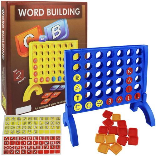 Word Building Board Game Family Game,Educational Toy,Teaches Word Recognition