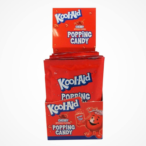 Kool-Aid Popping Candy, Each Pouch 0.33 Oz (Pack Of 20) (Cherry)