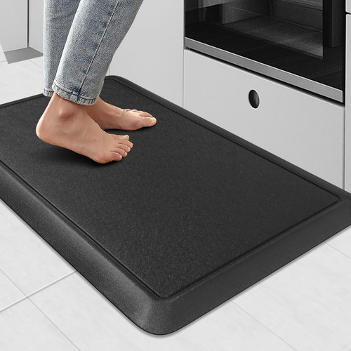 Zenovaire Anti Fatigue Mats for Kitchen Floor Kitchen Mat Cushioned Mat Black Kitchen Rug Non Slip Waterproof Ergonomic Comfort Rug Standing Desk Mat for Floor Office Sink Laundry, 17"X 28" Zenovaire Anti Fatigue Mats for Kitchen Floor Kitchen Mat Cushioned Mat Black Kitchen Rug Non Slip Waterproof Ergonomic Comfort Rug Standing Desk Mat for Floor Office Sink Laundry, 17"X 28"