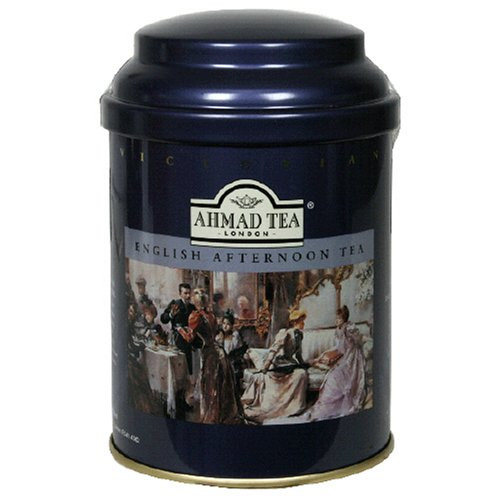 Ahmad Tea Victorian Caddies, English Afternoon, 24-Count Tin (Pack of 4)