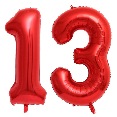 40 Inch Red 13 Number Balloons Giant Jumbo Huge 13 or 31 Foil Mylar Helium Number Digital Balloons Red Birthday Mylar Digital Balloons 13th 31st Birthday Anniversary Events Party Decorations Supplies 40 Inch Red 13 Number Balloons Giant Jumbo Huge 13 or 31 Foil Mylar Helium Number Digital Balloons Red Birthday Mylar Digital Balloons 13th 31st Birthday Anniversary Events Party Decorations Supplies