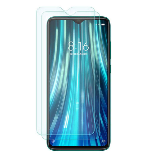 UPONEW for Redmi Note 8 Tempered Glass Screen Protector - [2 Pack] Tempered Glass Screen Protector Frontier Protective Protector Clear Cover for Redmi Note 8