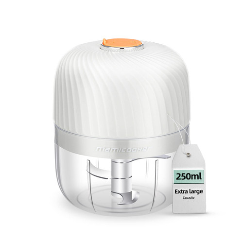 Electric Mini Garlic Chopper, 250ml Mini Food Chopper Garlic Mincer, Onion Cutter, Garlic Grinder Masher, Blender to Vegetable, Small Food Processor for Ginger, Chili, Vegetables Electric Mini Garlic Chopper, 250ml Mini Food Chopper Garlic Mincer, Onion Cutter, Garlic Grinder Masher, Blender to Vegetable, Small Food Processor for Ginger, Chili, Vegetables