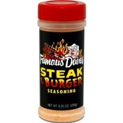 Famous Dave's Seasoning Steak & Burger, 8.25-ounce (Pack of 3) by Famous Dave's Famous Dave's Seasoning Steak & Burger, 8.25-ounce (Pack of 3) by Famous Dave's