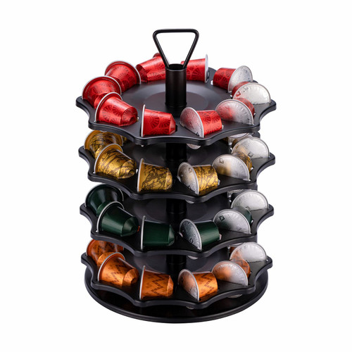 Flagship 4 Tier Coffee Pod Holder for Nespresso Pod for Original Pod Storage Organizer (40 Pods Capacity)
