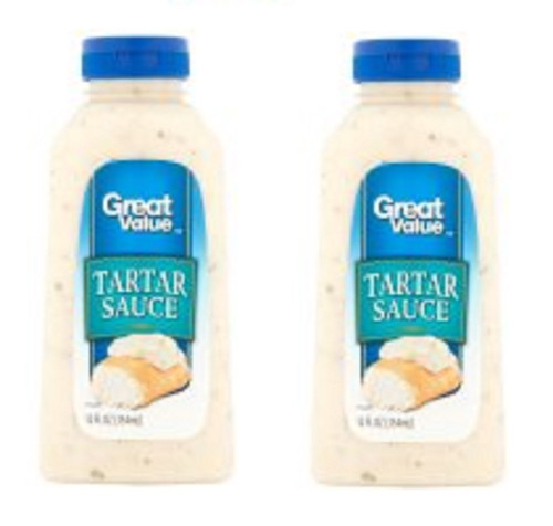 Great Value Tartar Sauce, 12 fl oz (Pack of 2) Great Value Tartar Sauce, 12 fl oz (Pack of 2)