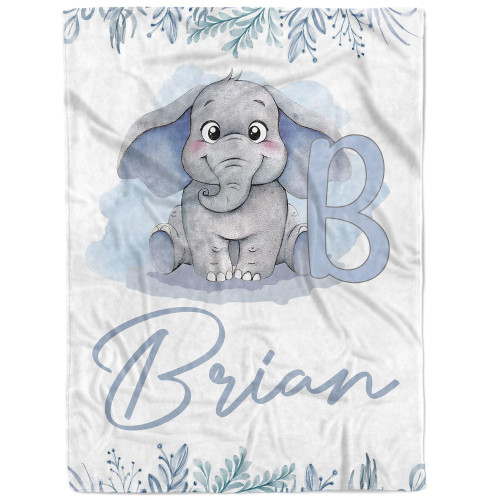 MDPrints Custom Baby Blanket, Personalized Baby Blankets for Boys and Girls, Customized Baby Gifts with Name, Newborn Stroller Swaddle Blanket (Elephant 160) MDPrints Custom Baby Blanket, Personalized Baby Blankets for Boys and Girls, Customized Baby Gifts with Name, Newborn Stroller Swaddle Blanket (Elephant 160)
