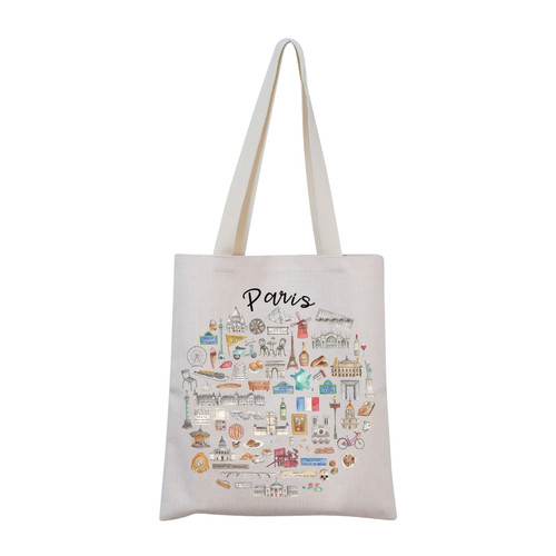 Paris City Tote Bag Paris Travel Gift Paris Gift Welcome to Paris Moving to Paris Gift (Paris tote Gift)