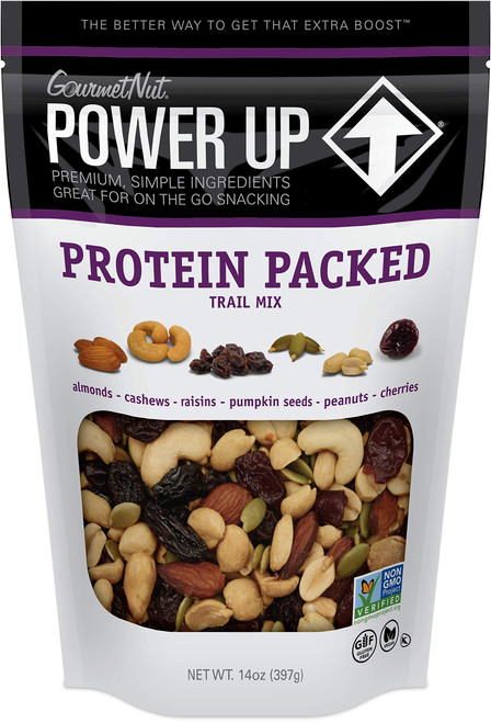 Power Up Protein Packed Trail Mix, Non GMO, 14 Ounces (Pack Of 6)