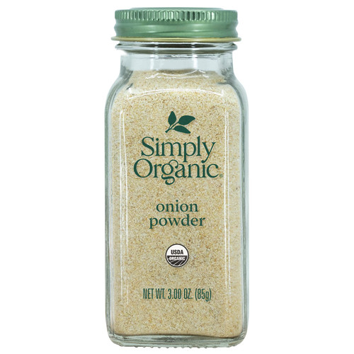 Simply Organic White Onion Powder, Certified Organic | 3 oz | Pack of 3 | Allium cepa
