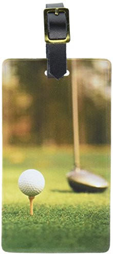 Graphics & More Ball Club-Golfing Luggage Tags Suitcase Carry-on Id, White