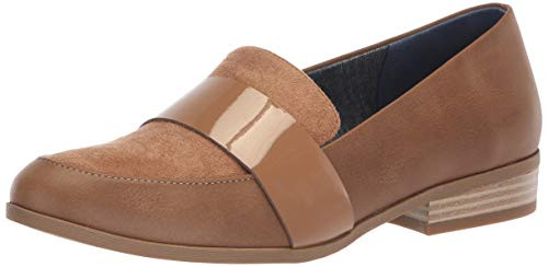 Dr. Scholl's Women's Extra Driving Style Loafer, Toasted Coconut Smooth/Microfiber, 8 M US