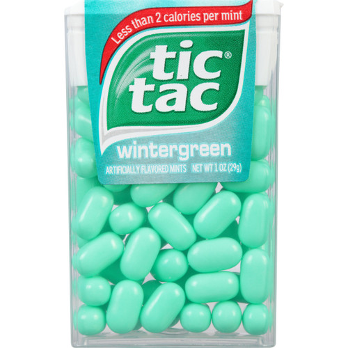 Tic Tac Mints, Wintergreen Singles, 1 oz (Pack of 6)