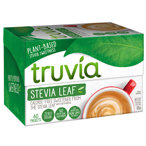 Truvia Original Calorie-Free Sweetener From The Stevia Leaf Packets, 2.82 oz Carton, 40 Count (Pack of 12)